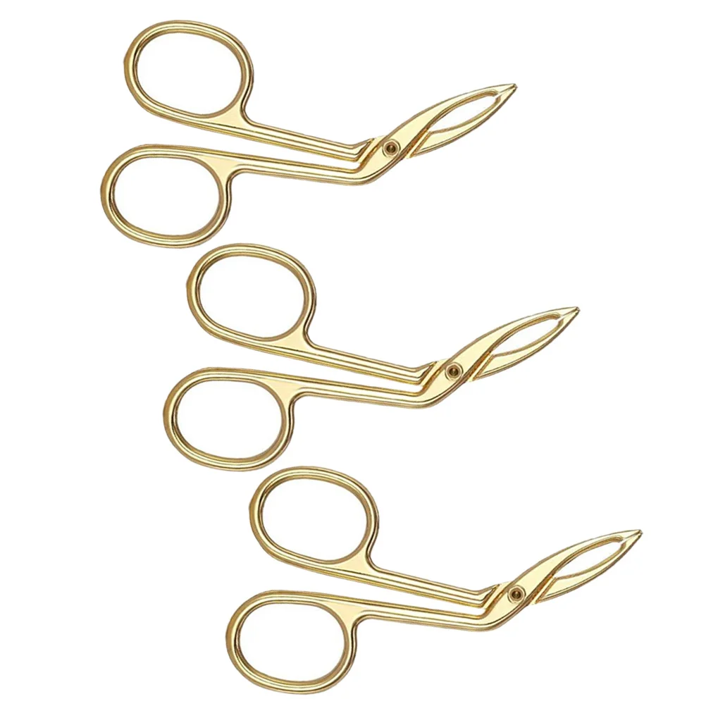 3pcs Stainless Steel Eyebrow Clips Oblique Eyebrow Tweezers Beauty Tools for Eomen Lady (Golden)
3pcs Stainless Steel Eyebrow Clips Oblique Eyebrow Tweezers Beauty Tools for Eomen Lady (Golden)