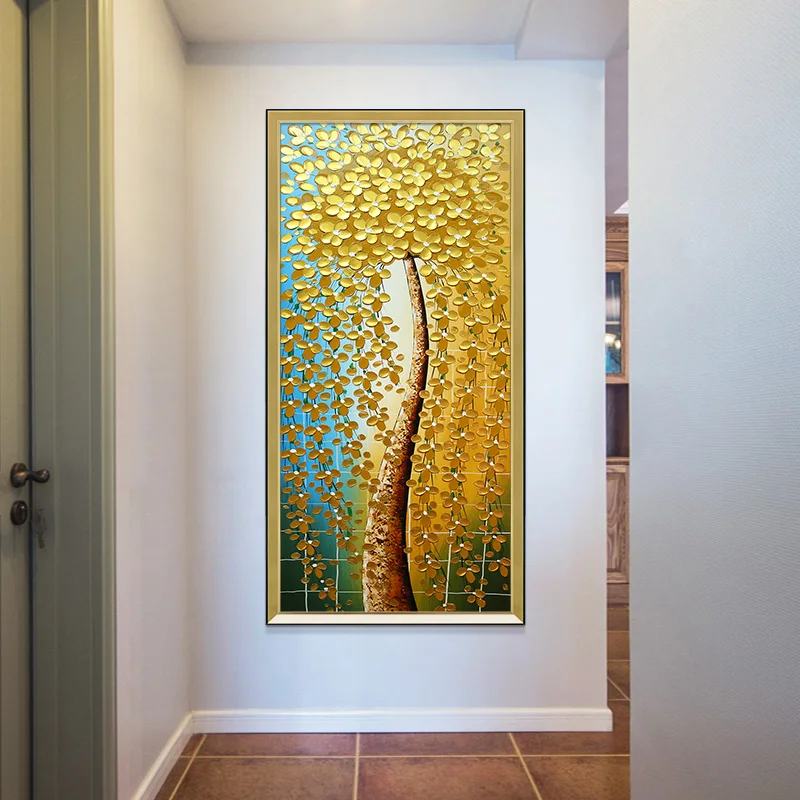 Hand-painted Oil Painting Thick Oil Knife Painting Porch Aisle Decorative Painting Staircase Hanging Painting Fortune Tree
Hand-painted Oil Painting Thick Oil Knife Painting Porch Aisle Decorative Painting Staircase Hanging Painting Fortune Tree