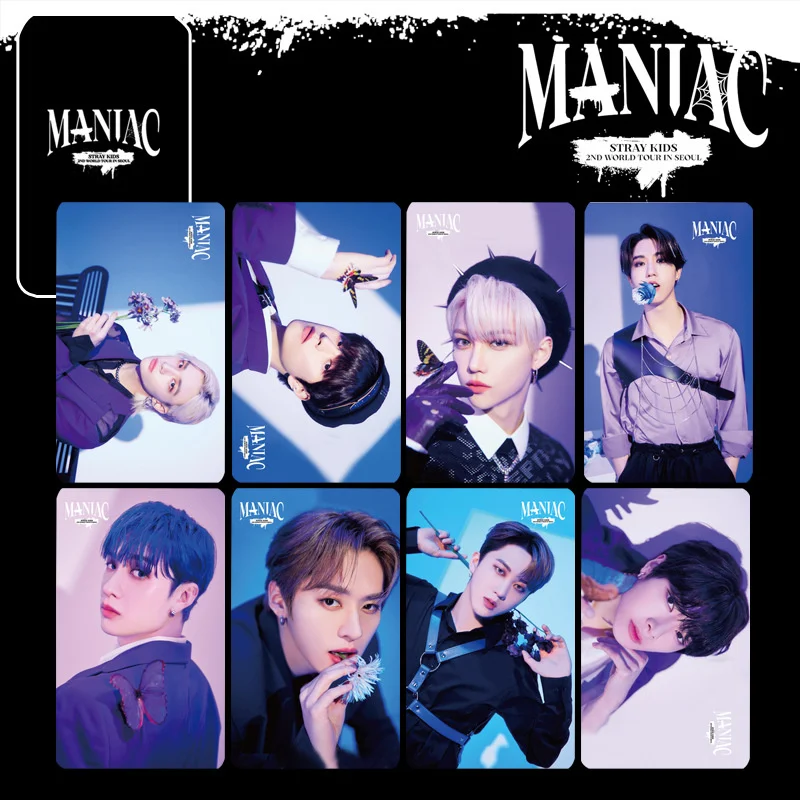 KPOP New Boys Group Stray Kids ' MANIAC Collection Card LOMO Photo Card High Quality Photo Card Concept Photo Star Card Card I.N
KPOP New Boys Group Stray Kids ' MANIAC Collection Card LOMO Photo Card High Quality Photo Card Concept Photo Star Card Card I.N