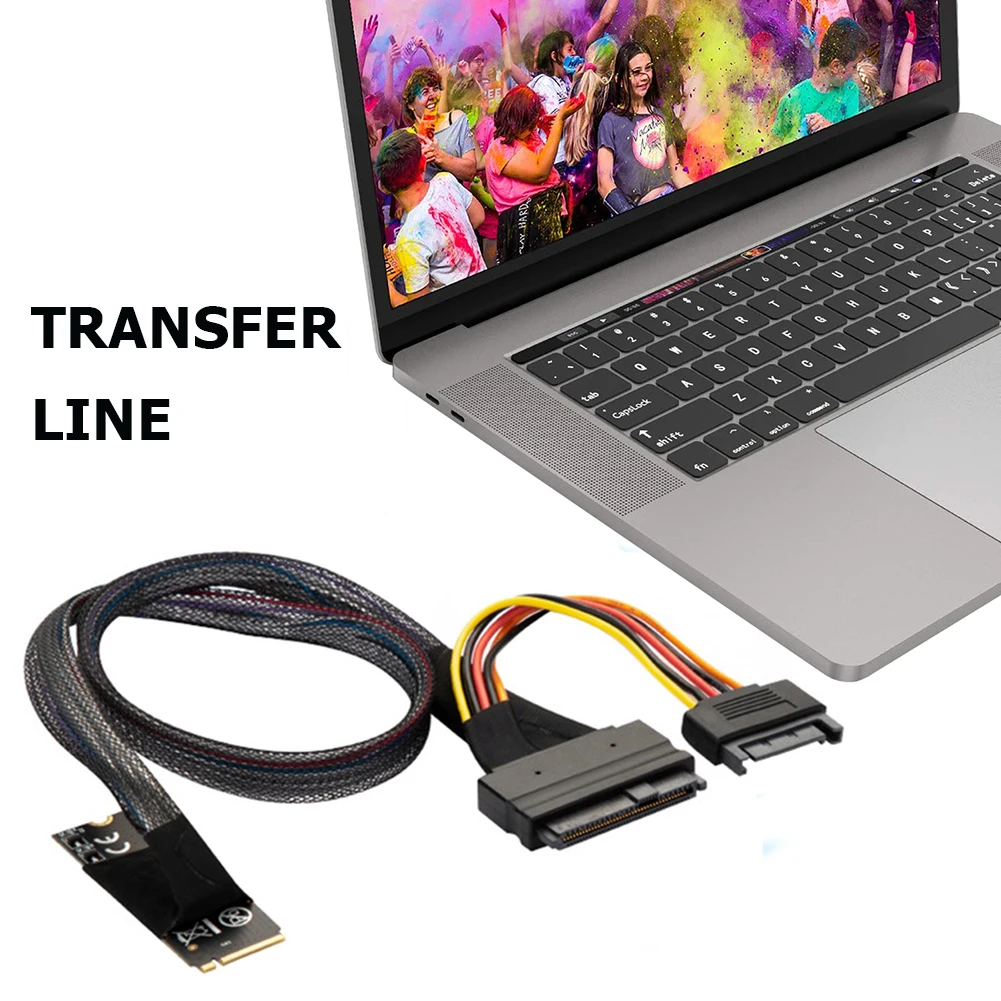 M2TO8639 M.2 M-Key to U.2 SFF-8639 Interface Adapter Cable with SATA 15-Pin Female Connector for 2.5 inch NVMe SSD Hard Disk M2
M2TO8639 M.2 M-Key to U.2 SFF-8639 Interface Adapter Cable with SATA 15-Pin Female Connector for 2.5 inch NVMe SSD Hard Disk M2