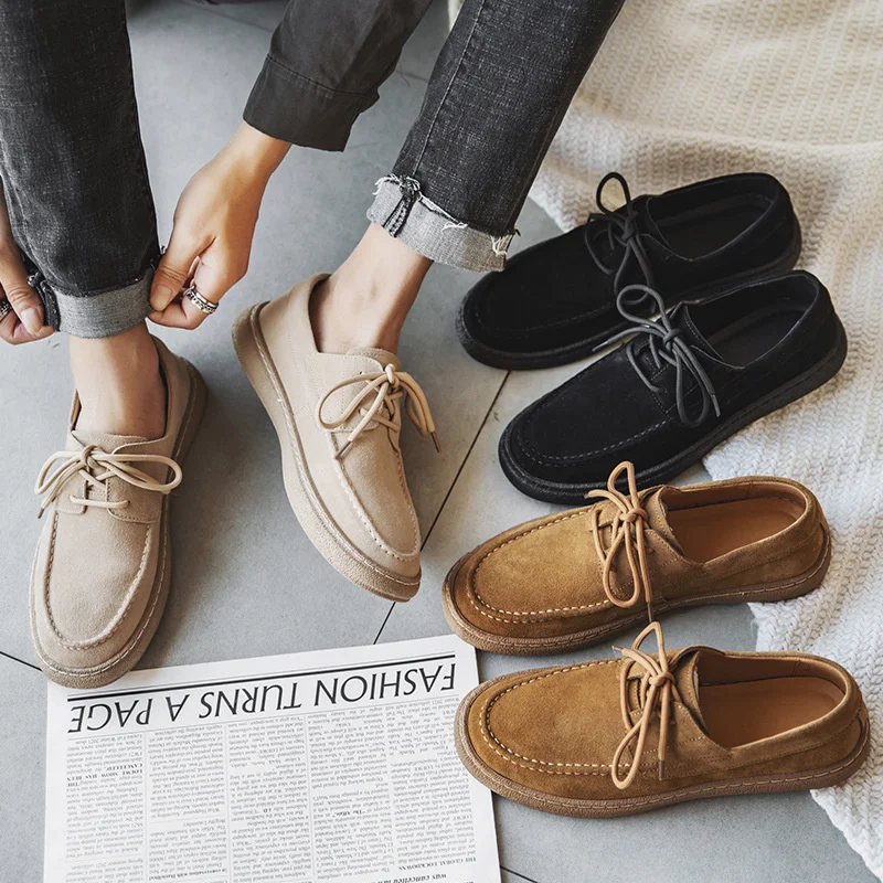 Luxury brand genuine Men's 2023 spring new pure color hand sewn casual sandals work clothes suede men's shoes
Luxury brand genuine Men's 2023 spring new pure color hand sewn casual sandals work clothes suede men's shoes