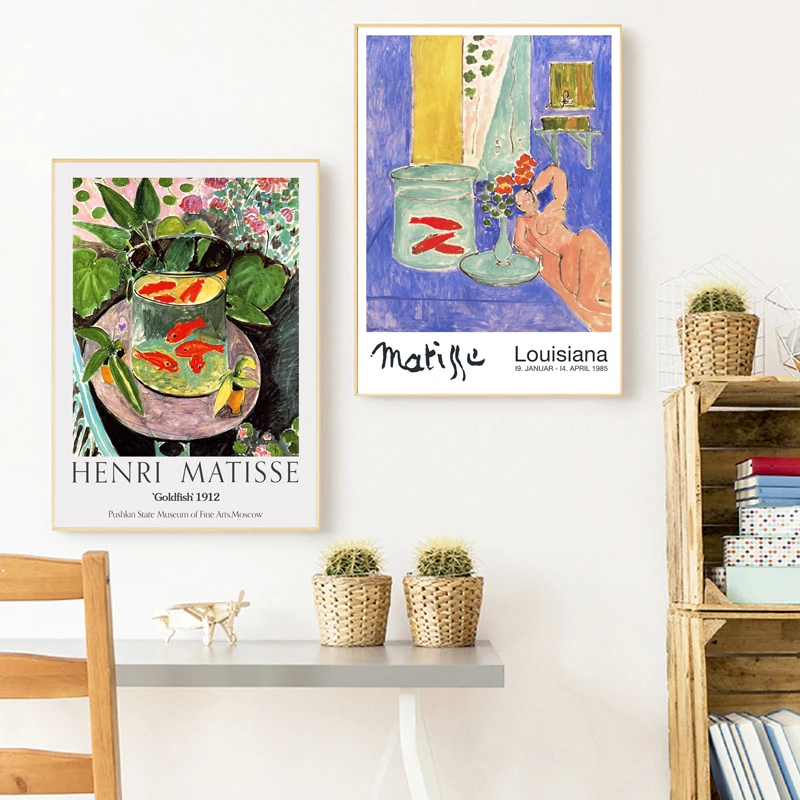 Matisse Exhibition Poster Henri Matisse Goldfish Painting Canvas Prints Pushkin Museum Home Decor Moscow Museum Wall Art Picture
Matisse Exhibition Poster Henri Matisse Goldfish Painting Canvas Prints Pushkin Museum Home Decor Moscow Museum Wall Art Picture