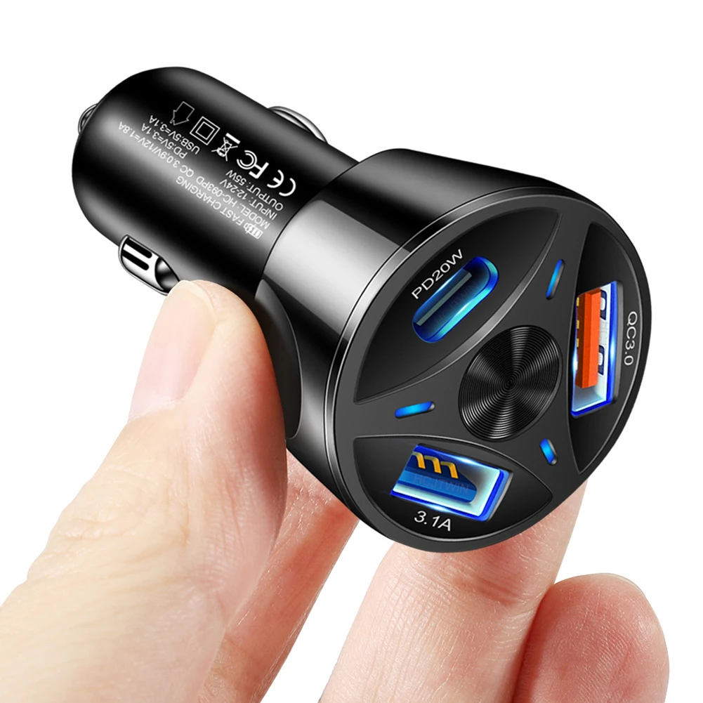 Car Charger 5V-3.1A Quick Charge Dual USB Port Cigarette Lighter Phone Adapter For IPhone 12 11 8 Xiaomi In Car
Car Charger 5V-3.1A Quick Charge Dual USB Port Cigarette Lighter Phone Adapter For IPhone 12 11 8 Xiaomi In Car
