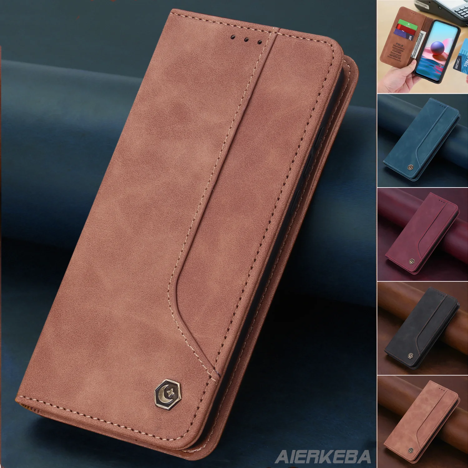 

Flip Leather Case for Samsung Galaxy A53 A33 A23 A13 A52 A22 A32 A12 A42 A72 A73 5G A02 A03 S M52 A51 A31 A41 A71 Wallet Cover