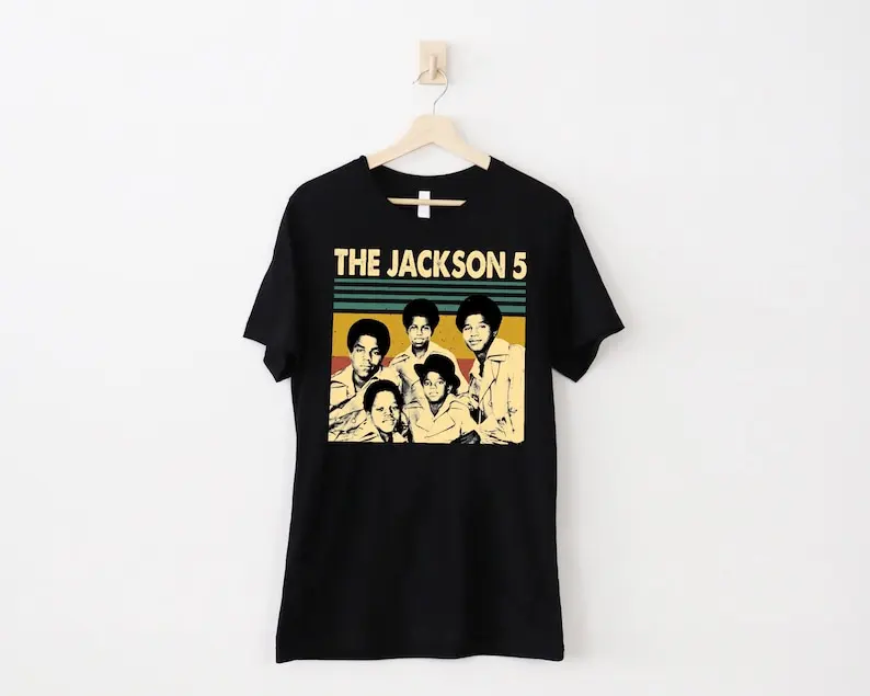 Винтажная Футболка The Jackson 5 Band футболка рубашки для концертов Подарочная рубашка