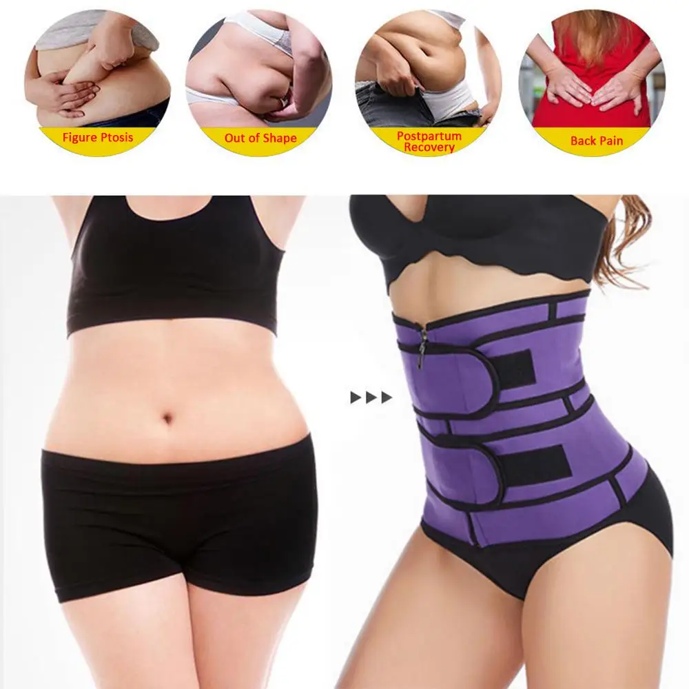 S- 3XL Sexy Women Waist Trainer Slimming Shaperwear Belt Body Shaper Body Building Corset With Zipper Tummy Stretch Belts
S- 3XL Sexy Women Waist Trainer Slimming Shaperwear Belt Body Shaper Body Building Corset With Zipper Tummy Stretch Belts