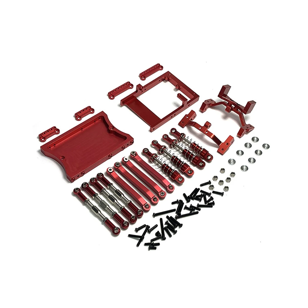 For MN D90 MN98 MN99S Metal Chassis Link Rod Servo Mount Shock Absorber Beam Set 1/12 RC Car Upgrade Parts,Red
For MN D90 MN98 MN99S Metal Chassis Link Rod Servo Mount Shock Absorber Beam Set 1/12 RC Car Upgrade Parts,Red