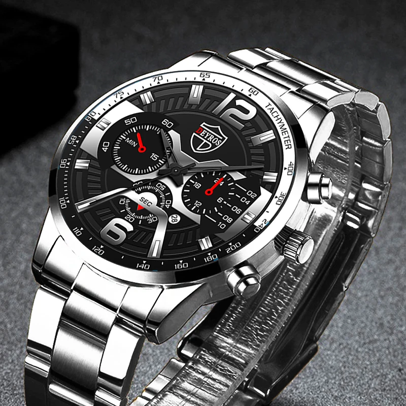Fashion Mens Watches Luxury Men Sport Stainless Steel Quartz Wrist Watch Male Business Casual Leather Watch relogio masculino
Fashion Mens Watches Luxury Men Sport Stainless Steel Quartz Wrist Watch Male Business Casual Leather Watch relogio masculino
