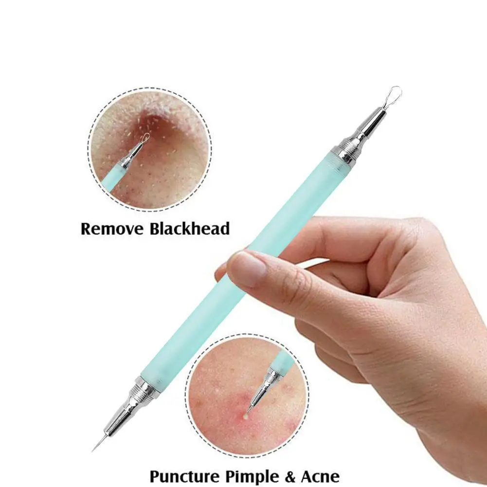 1pc Detachable Double-Head Facial Blackhead Acne Remover Needle Steel Comedone Blemish Cleansing Needles Makeup Tool
1pc Detachable Double-Head Facial Blackhead Acne Remover Needle Steel Comedone Blemish Cleansing Needles Makeup Tool