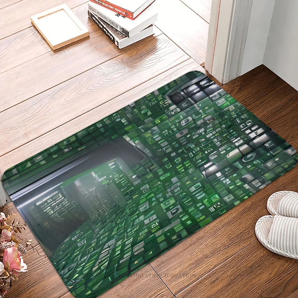 Movie The Matrix Non-Slip Doormat Code Green Bath Kitchen Mat Prayer Carpet Home Pattern Decor
Movie The Matrix Non-Slip Doormat Code Green Bath Kitchen Mat Prayer Carpet Home Pattern Decor