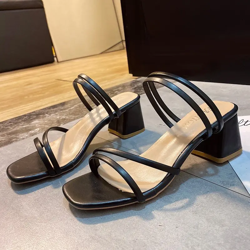 New Women Sandals Size 34-42 Fashion Sexy Women Shoes Summer Square Heels Casual Elegant Lightweight Women Walking Shoes Ladies
New Women Sandals Size 34-42 Fashion Sexy Women Shoes Summer Square Heels Casual Elegant Lightweight Women Walking Shoes Ladies