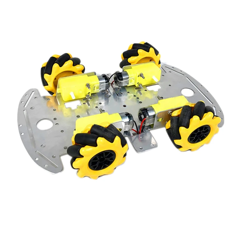 DIY Aluminum Alloy Omnidirectional Wheel Car Chassis Metal Chassis Robot Intelligent Car Tank Chassis Robot Chassis Kit
DIY Aluminum Alloy Omnidirectional Wheel Car Chassis Metal Chassis Robot Intelligent Car Tank Chassis Robot Chassis Kit