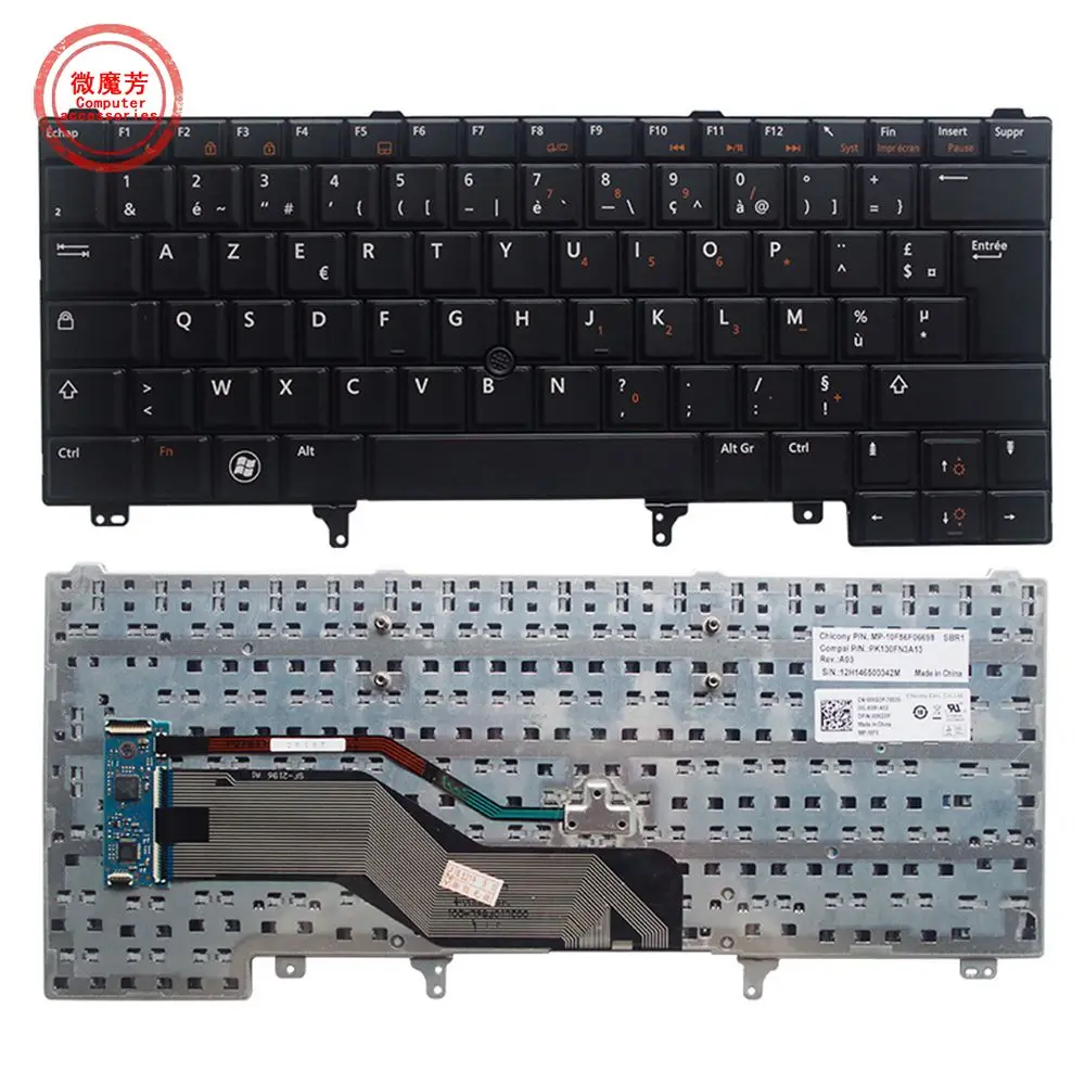 FR New keyboard for Dell Latitude E5420 E5430 E6320 E6330 E6430 With Point Stick French laptop
FR New keyboard for Dell Latitude E5420 E5430 E6320 E6330 E6430 With Point Stick French laptop