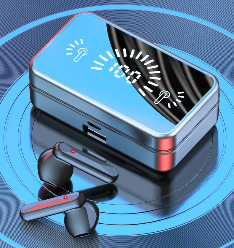 Phone Mirror Headphones EarphoneBluetooth LED Display Earphone with 3500mAh Charging Box 9D HIFI Stereo Earbud Headset
Phone Mirror Headphones EarphoneBluetooth LED Display Earphone with 3500mAh Charging Box 9D HIFI Stereo Earbud Headset