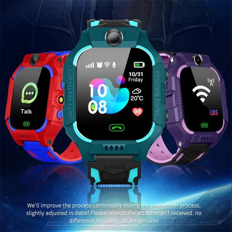 

Z6 Kids Smart Watch Sim Card Call Phone Smartwatch Waterproof Camera 1.44-Inch Touch-Screen Alarm Clock Watches For Children