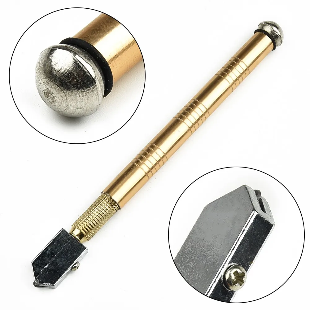 Glass Cutter Diamond Tip Steel Blade Cutting Tool Roller Glass Knives Anti-skid Handle Glasses Cutters Hand Tool 17.5cm Length
Glass Cutter Diamond Tip Steel Blade Cutting Tool Roller Glass Knives Anti-skid Handle Glasses Cutters Hand Tool 17.5cm Length