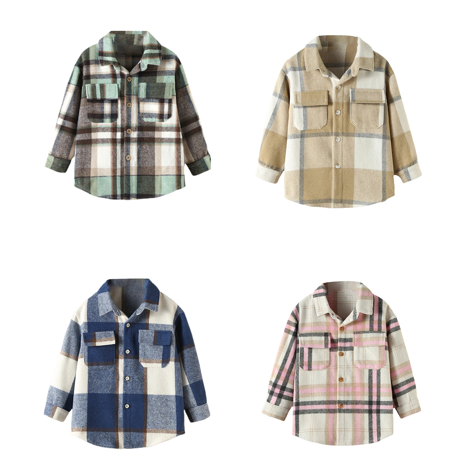 Fashion Kids Girls Boys Shirts Jacket Outwear 4 Colors Plaid Printed Long Sleeve Single Breasted Coats
Fashion Kids Girls Boys Shirts Jacket Outwear 4 Colors Plaid Printed Long Sleeve Single Breasted Coats