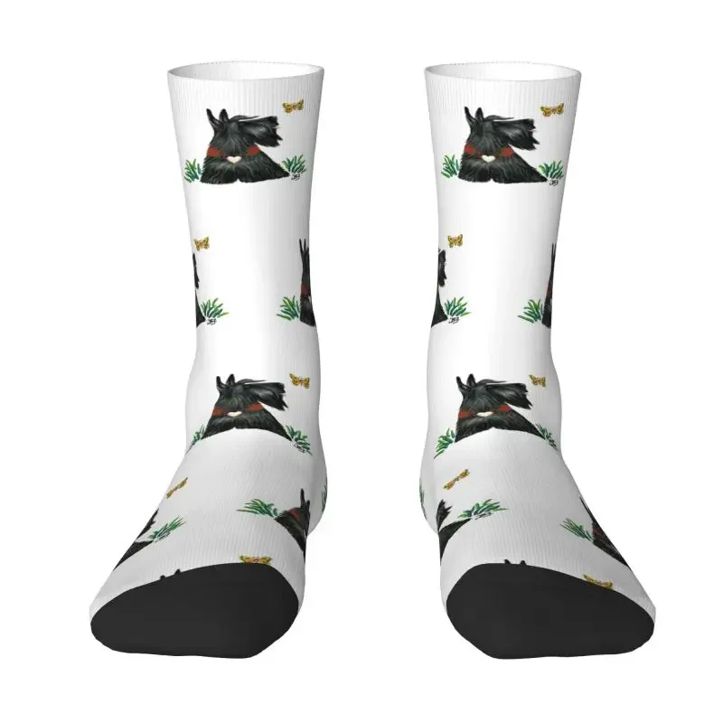 Scottish Terrier Watching A Butterfly Mens Crew Socks Unisex Cute Scottie Dog Spring Summer Autumn Winter Dress Socks
Scottish Terrier Watching A Butterfly Mens Crew Socks Unisex Cute Scottie Dog Spring Summer Autumn Winter Dress Socks
