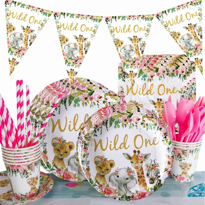 Pink Wild One Birthday Party Balloon Jungle Safari Party Forest Decoration Girls First 1st Birthday Safari Jungle Party Supplies
Pink Wild One Birthday Party Balloon Jungle Safari Party Forest Decoration Girls First 1st Birthday Safari Jungle Party Supplies