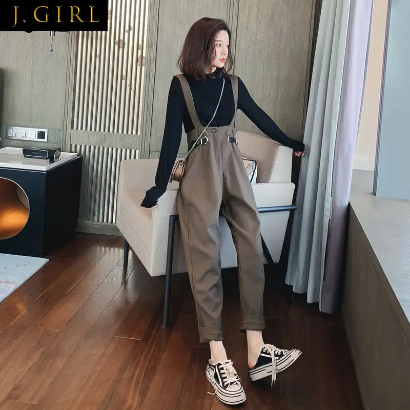 Jumpsuits Women Design Solid Retro Streetwear Leisure Fashion Elegance Suspenders Trousers Office Ladies Jumpsuit Korean Style
Jumpsuits Women Design Solid Retro Streetwear Leisure Fashion Elegance Suspenders Trousers Office Ladies Jumpsuit Korean Style