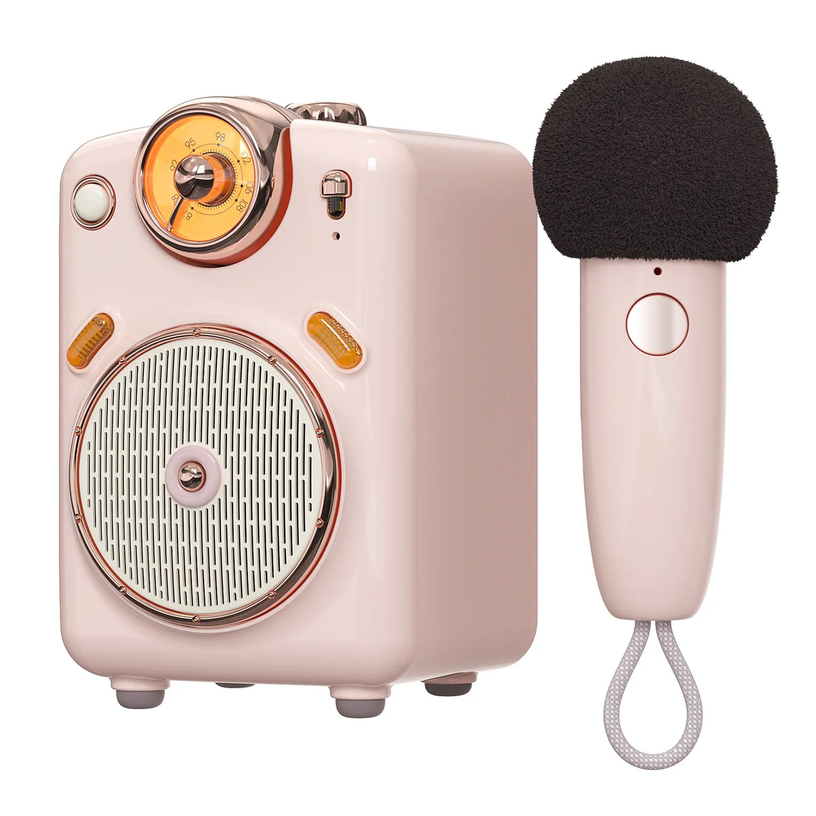 Fairy-OK Portable Bluetooth Speaker with Microphone Karaoke Function with Voice Change, FM Radio, TF Card Free shipping Sale
Fairy-OK Portable Bluetooth Speaker with Microphone Karaoke Function with Voice Change, FM Radio, TF Card Free shipping Sale