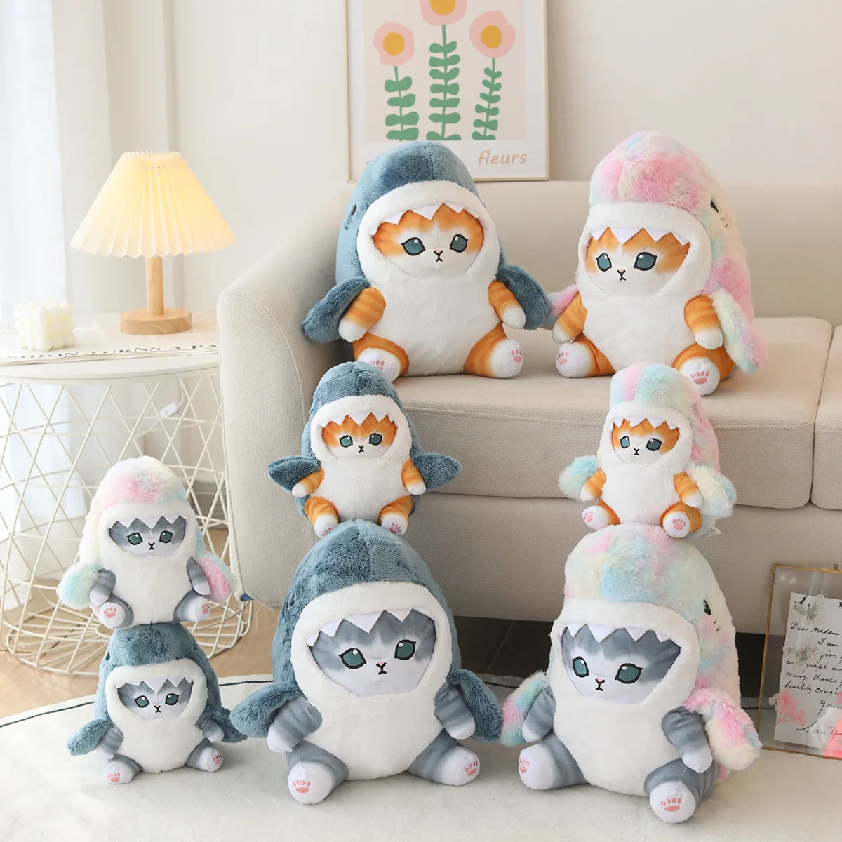 Big Size Kawaii Shark Cat Plush Toy Creative Shark Cosplay Dolls Stuffed Soft Animal Pillow 20cm/33cm In Stock
Big Size Kawaii Shark Cat Plush Toy Creative Shark Cosplay Dolls Stuffed Soft Animal Pillow 20cm/33cm In Stock