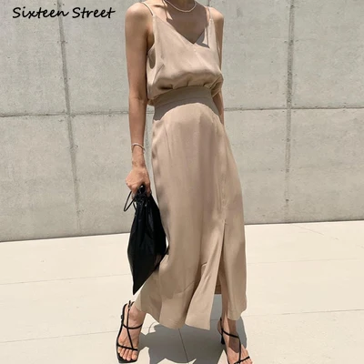 Женский комплект из топа и юбки, абрикосового цвета с V-образным вырезом и юбки с высокой талией, модные деловые костюмы большого размера в К... 
Женский комплект из топа и юбки, абрикосового цвета с V-образным вырезом и юбки с высокой талией, модные деловые костюмы большого размера в К...