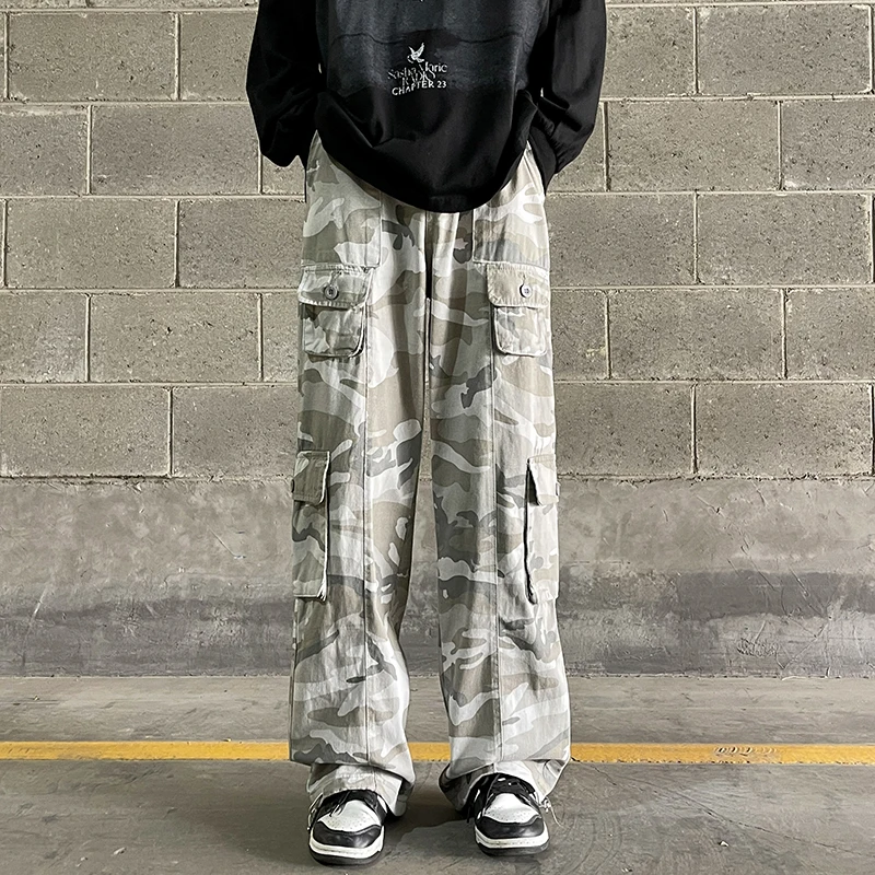 2022 Camouflage Print Vintage Cargo Pants Women High Waist Joggers Women Men Trousers Pockets Patchwork Straight Pants Hip Hop
2022 Camouflage Print Vintage Cargo Pants Women High Waist Joggers Women Men Trousers Pockets Patchwork Straight Pants Hip Hop