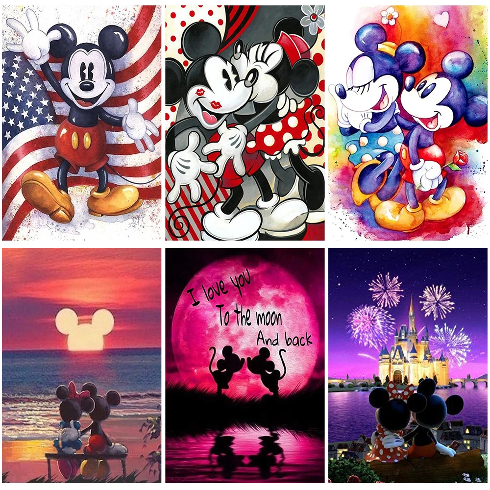 Disney Cartoon Animal 5D Diamond Painting Minnie Mickey Mouse Diamond Mosaic Rhinestone Embroidery Full Drill Cross Stitch Kit
Disney Cartoon Animal 5D Diamond Painting Minnie Mickey Mouse Diamond Mosaic Rhinestone Embroidery Full Drill Cross Stitch Kit