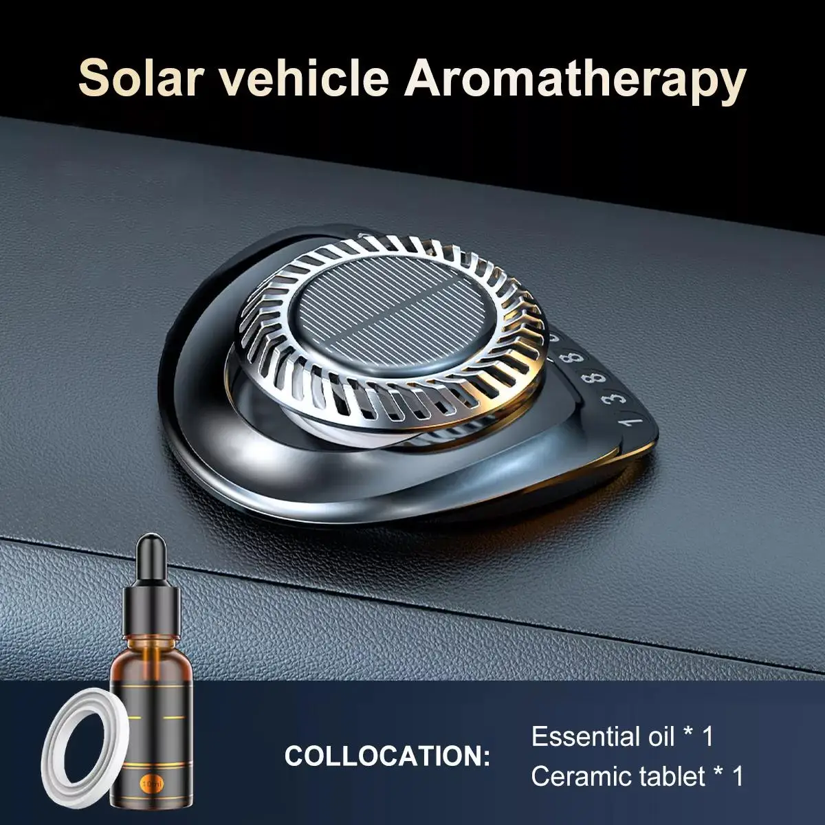 Solar Rotating Car Freshener Perfume Solid Fragrance Air Freshener With Parking Number Card Car Interior Rotary Aromatherapy
Solar Rotating Car Freshener Perfume Solid Fragrance Air Freshener With Parking Number Card Car Interior Rotary Aromatherapy
