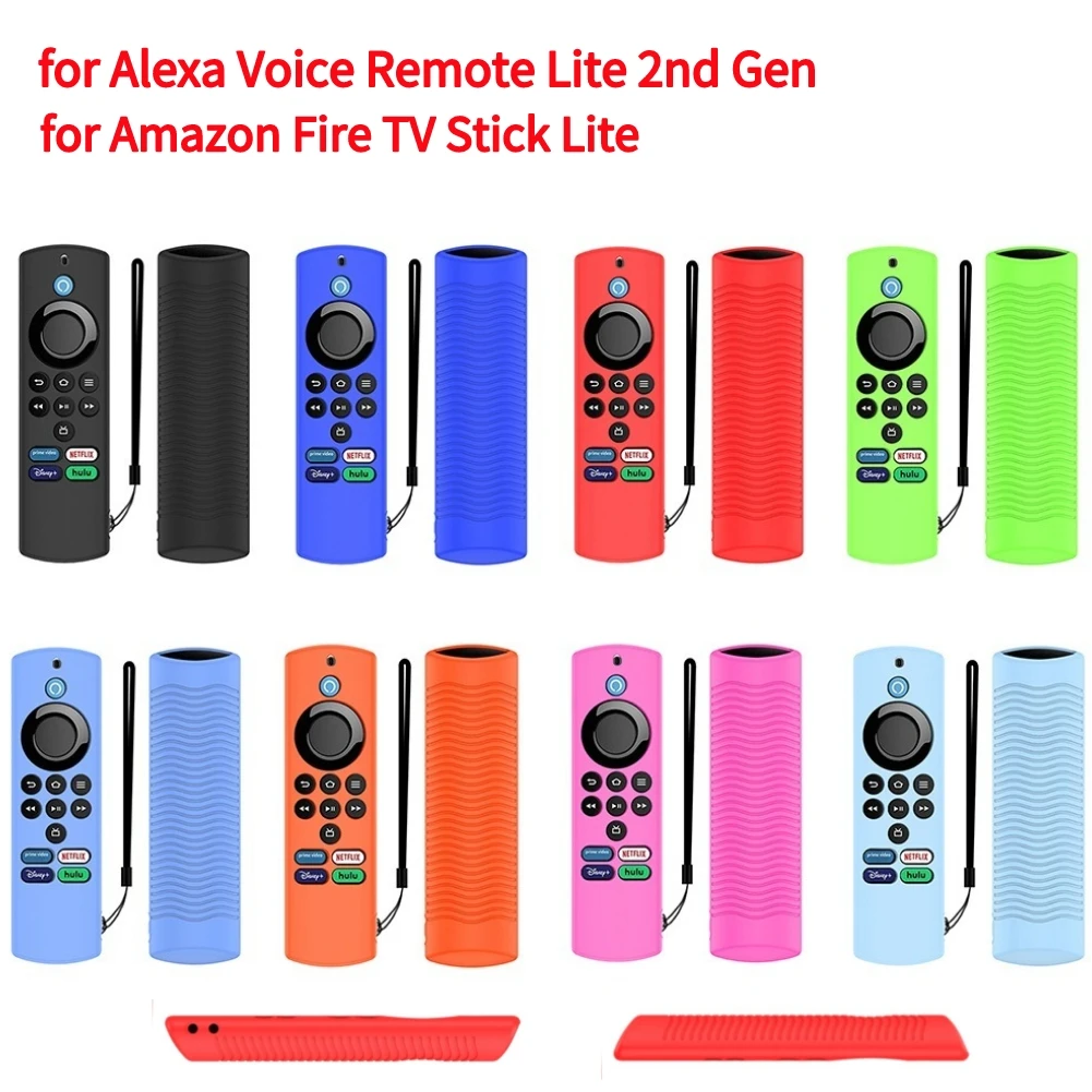 For Amazon Fire TV Stick Lite/Alexa Voice Remote Lite 2nd Gen Protective Silicone Case Cover Shockproof Anti-Slip Sleeve Lanyard
For Amazon Fire TV Stick Lite/Alexa Voice Remote Lite 2nd Gen Protective Silicone Case Cover Shockproof Anti-Slip Sleeve Lanyard