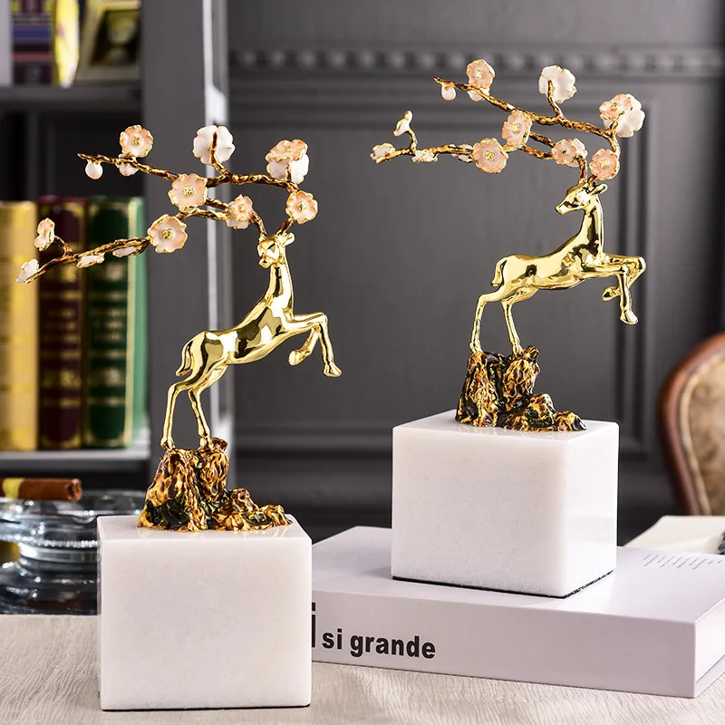 Light Luxury Alloy Sika Deer Creative Modern Living Room TV Cabinet Wine Cabinet Entrance Decoration Crafts
Light Luxury Alloy Sika Deer Creative Modern Living Room TV Cabinet Wine Cabinet Entrance Decoration Crafts