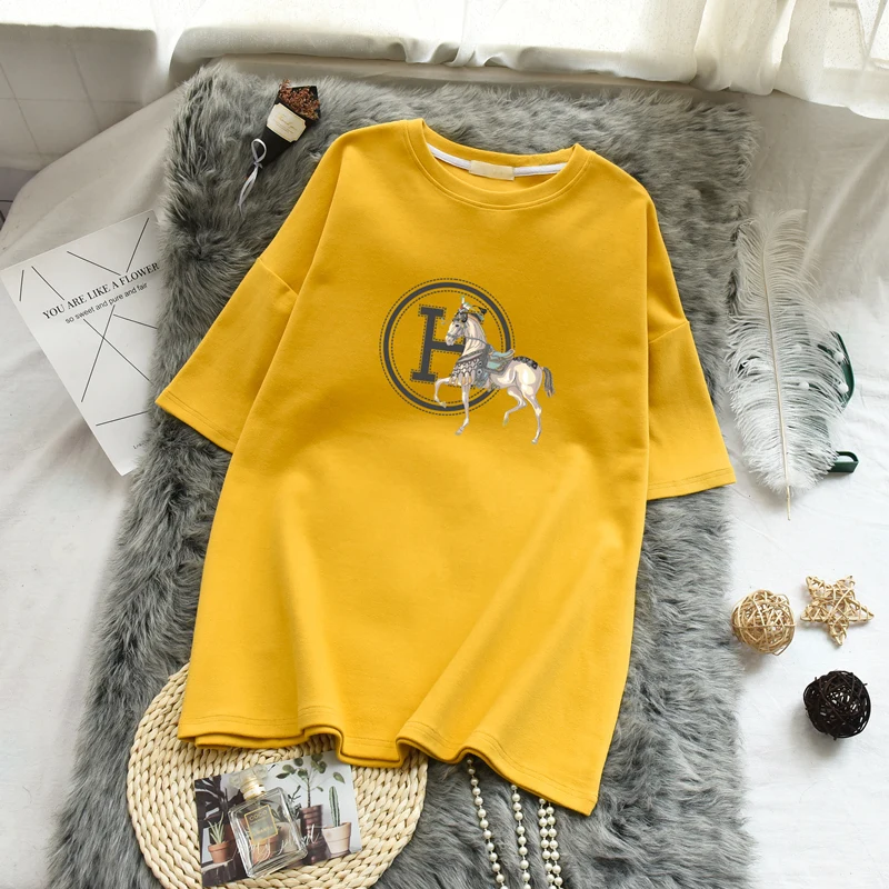 

Oversized T-shirt Hong Kong minus age thickening grinding MAO loose big yards short sleeve female new winter students of T