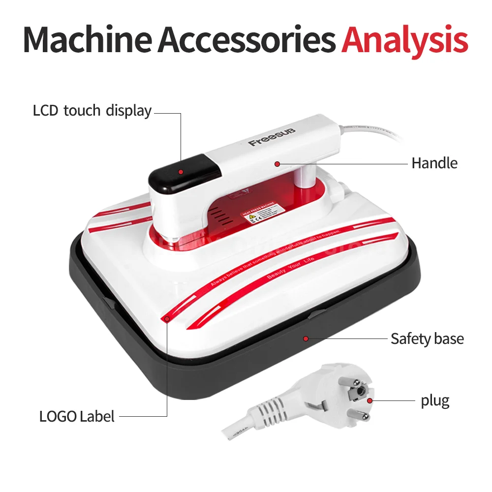 Portable Multifunctional Mini Heat Press Machine T-Shirt Printing DIY Easy Heating Transfer Press Iron Machines For Clothes Bags
Portable Multifunctional Mini Heat Press Machine T-Shirt Printing DIY Easy Heating Transfer Press Iron Machines For Clothes Bags