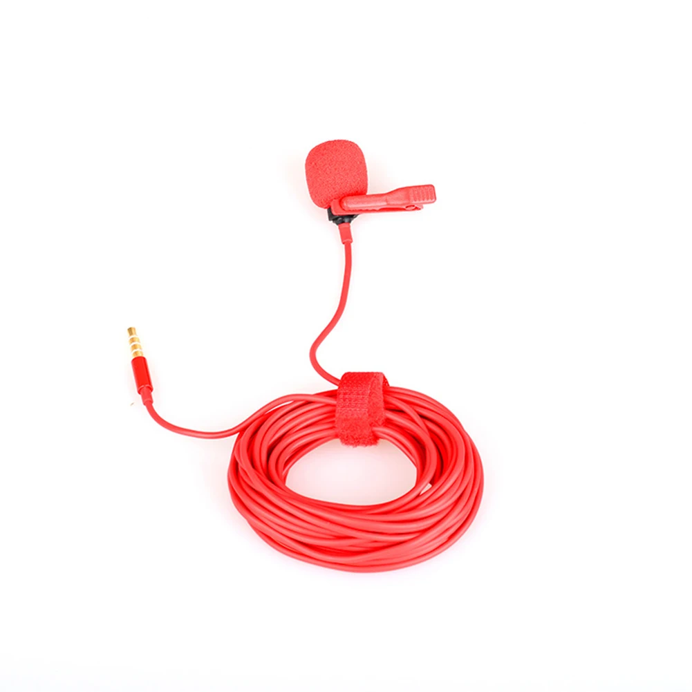 3.5mm Jack Lapel Lavalier Microphone Clip-On Mic For Smartphone PC Red 1.5M / 5FT Cable Portable Clip On Microphone
3.5mm Jack Lapel Lavalier Microphone Clip-On Mic For Smartphone PC Red 1.5M / 5FT Cable Portable Clip On Microphone