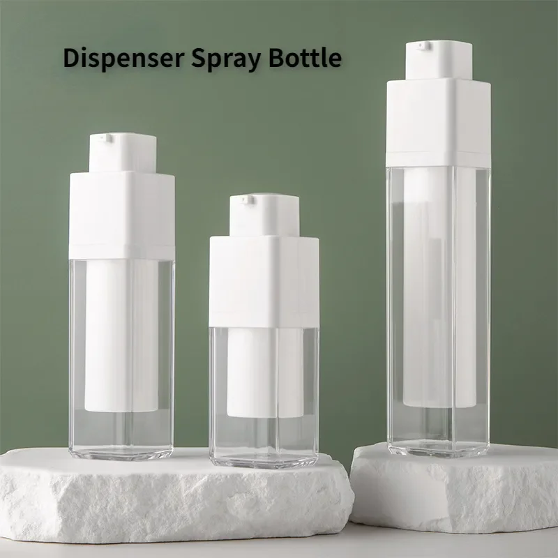 

Jar Water Refillable Cream Container 15-30ML Cosmetic Bottle Vacuum Spray Empty Pump Airless Bottle Lotion Spray Bottle Travel