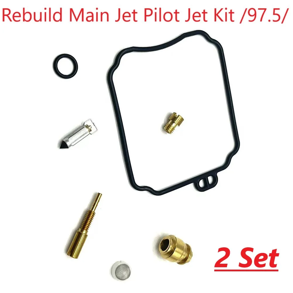 2pcs Carburetor Repair Repair Rebuild Kit Carburetors High Quality Pilot Jet Kit 97.5 Rebuild Main Jet For XV250 Virago
2pcs Carburetor Repair Repair Rebuild Kit Carburetors High Quality Pilot Jet Kit 97.5 Rebuild Main Jet For XV250 Virago