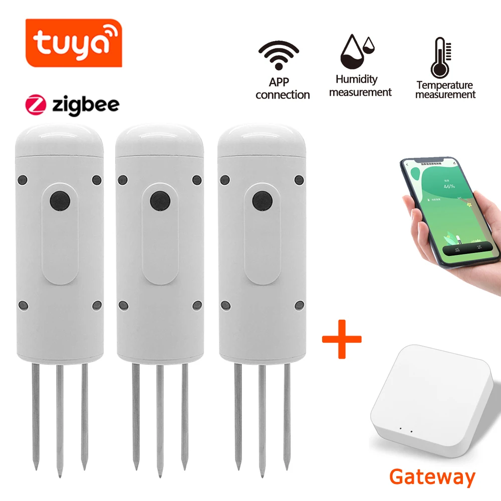 Moisture Waterproof Meter Soil Zigbee Wireless For Monitor Detector Plant Tuya Temperature Humidity Garden Tester Planting
Moisture Waterproof Meter Soil Zigbee Wireless For Monitor Detector Plant Tuya Temperature Humidity Garden Tester Planting