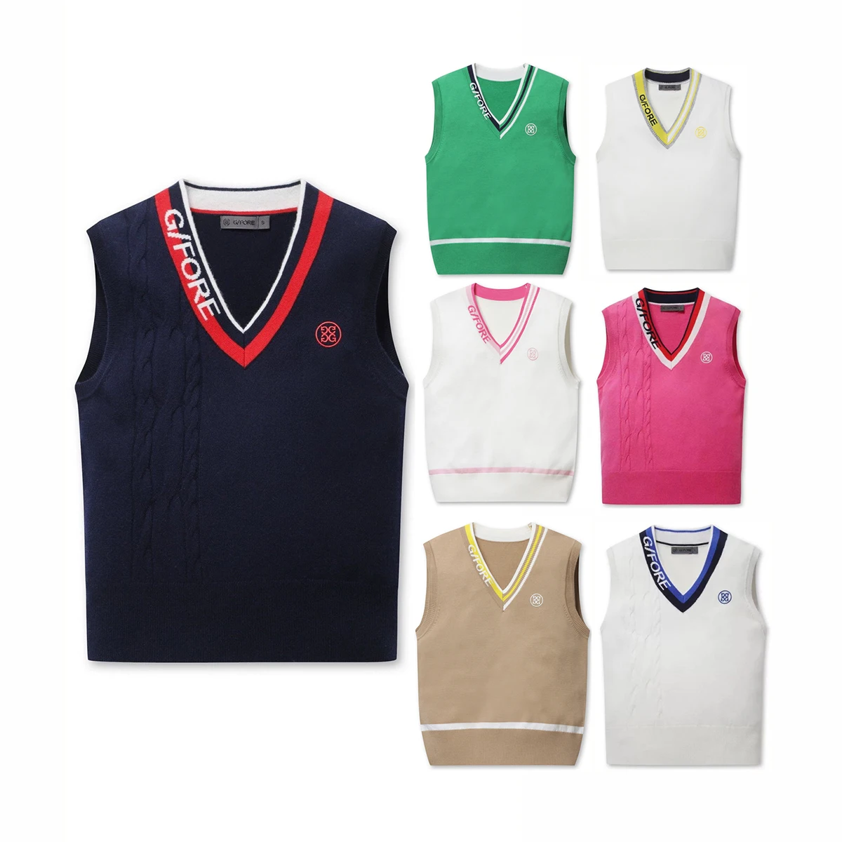 New Korean Version of All-match Ladies Golf Clothes, High-quality Knitted Vest, Comfortable and Warm Women's Clothing
New Korean Version of All-match Ladies Golf Clothes, High-quality Knitted Vest, Comfortable and Warm Women's Clothing