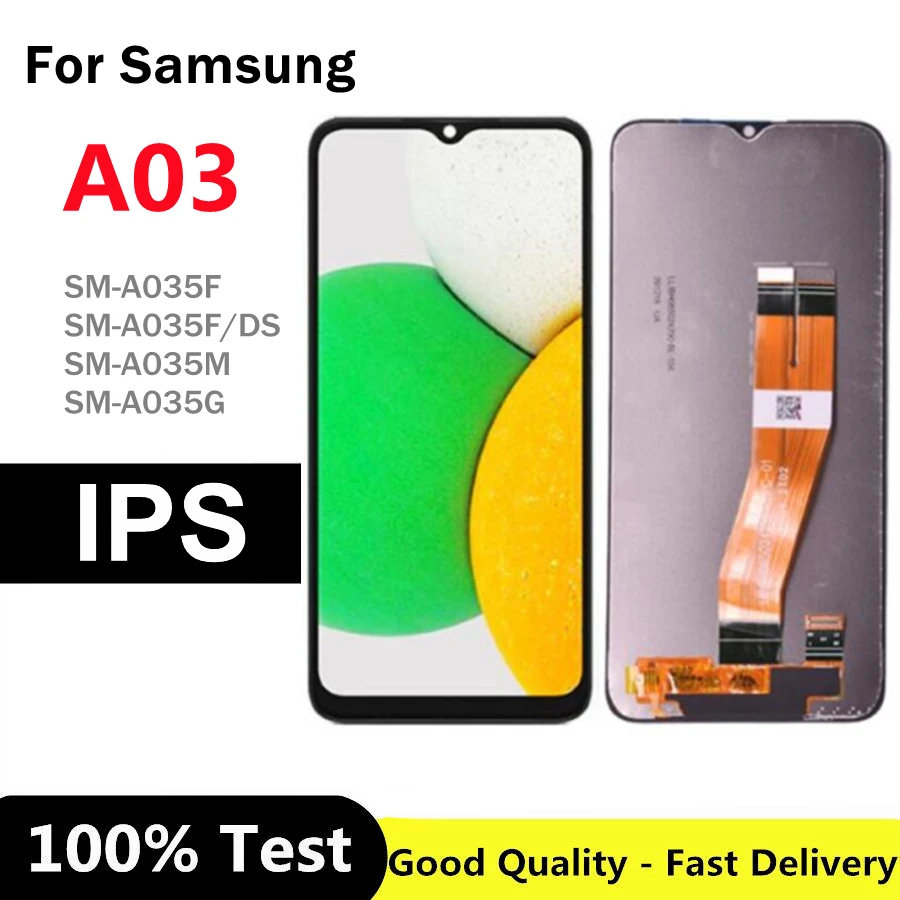 

New 6.5" For Samsung Galaxy A03 A035F LCD Display Touch Screen Digitizer Assembly SM-A035M A035G Replacement Parts