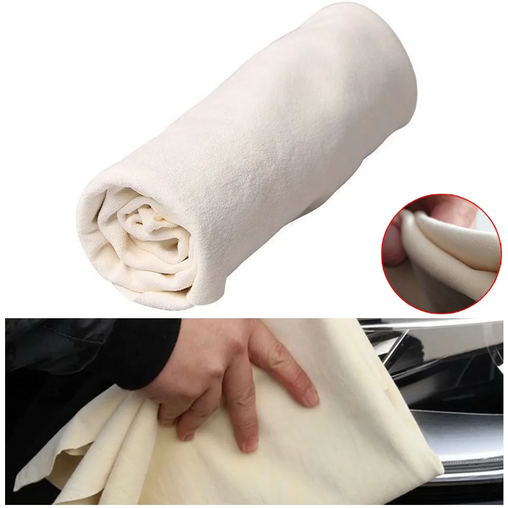 Natural Chamois Clean Leather Cloth Car Home Motorcycle Wash Care Quick Dry Wash Towel Super Absorbent Cleaning Tool
Natural Chamois Clean Leather Cloth Car Home Motorcycle Wash Care Quick Dry Wash Towel Super Absorbent Cleaning Tool