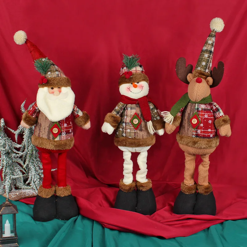 Christmas retractable doll window ornaments Santa Claus snowman standing doll christmas ornaments home decor
Christmas retractable doll window ornaments Santa Claus snowman standing doll christmas ornaments home decor