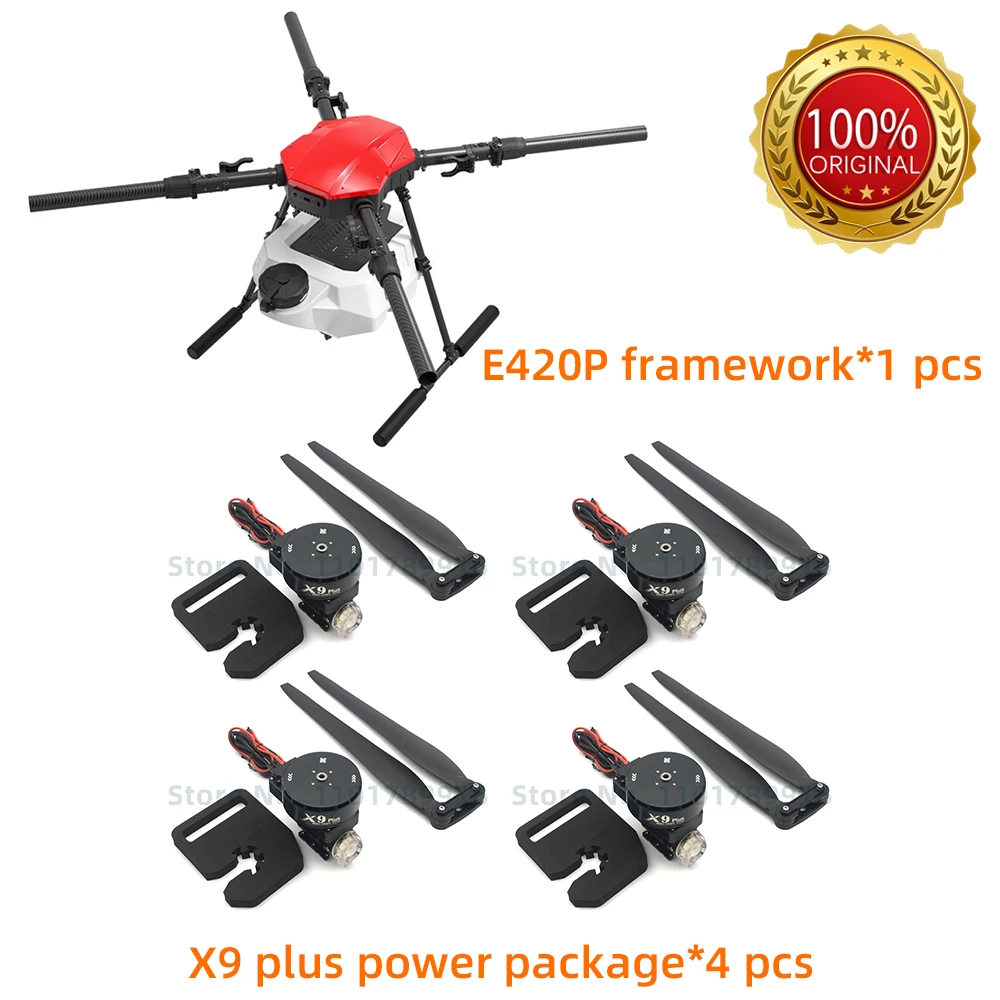 Квадрокоптер складной EFT E420P 20 кг 4-осевой с системой питания Hobbywing X9 plus