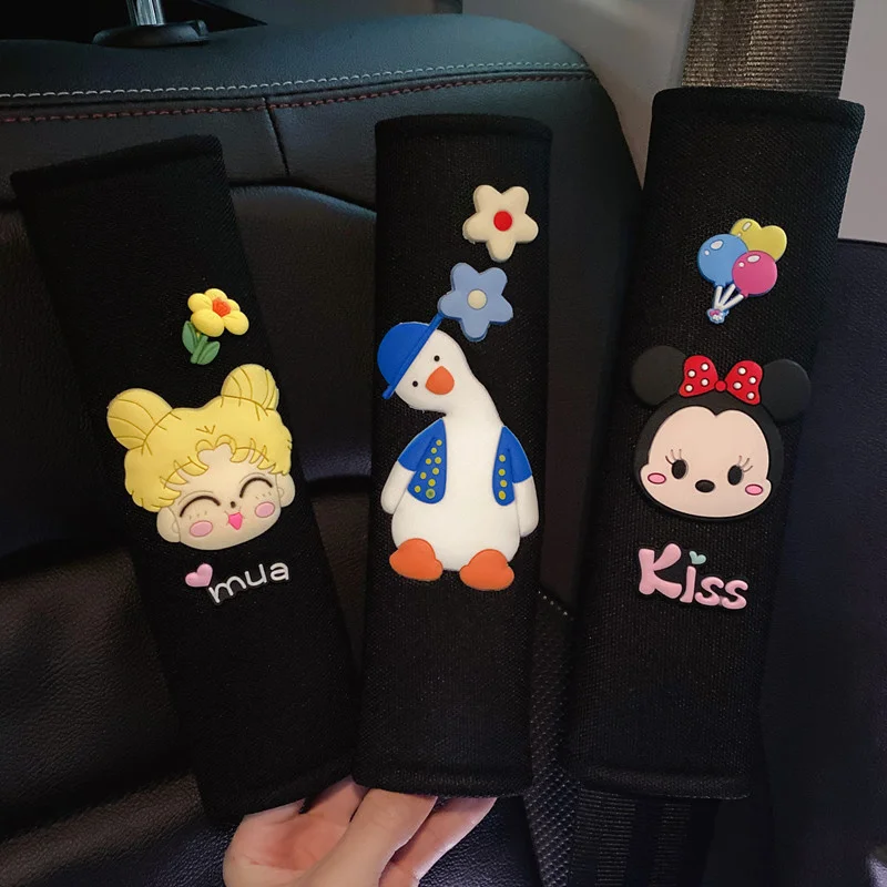 Creative summer car cute seat belt shoulder cover ice silk cartoon car interior decoration seat belt cover single pack
Creative summer car cute seat belt shoulder cover ice silk cartoon car interior decoration seat belt cover single pack