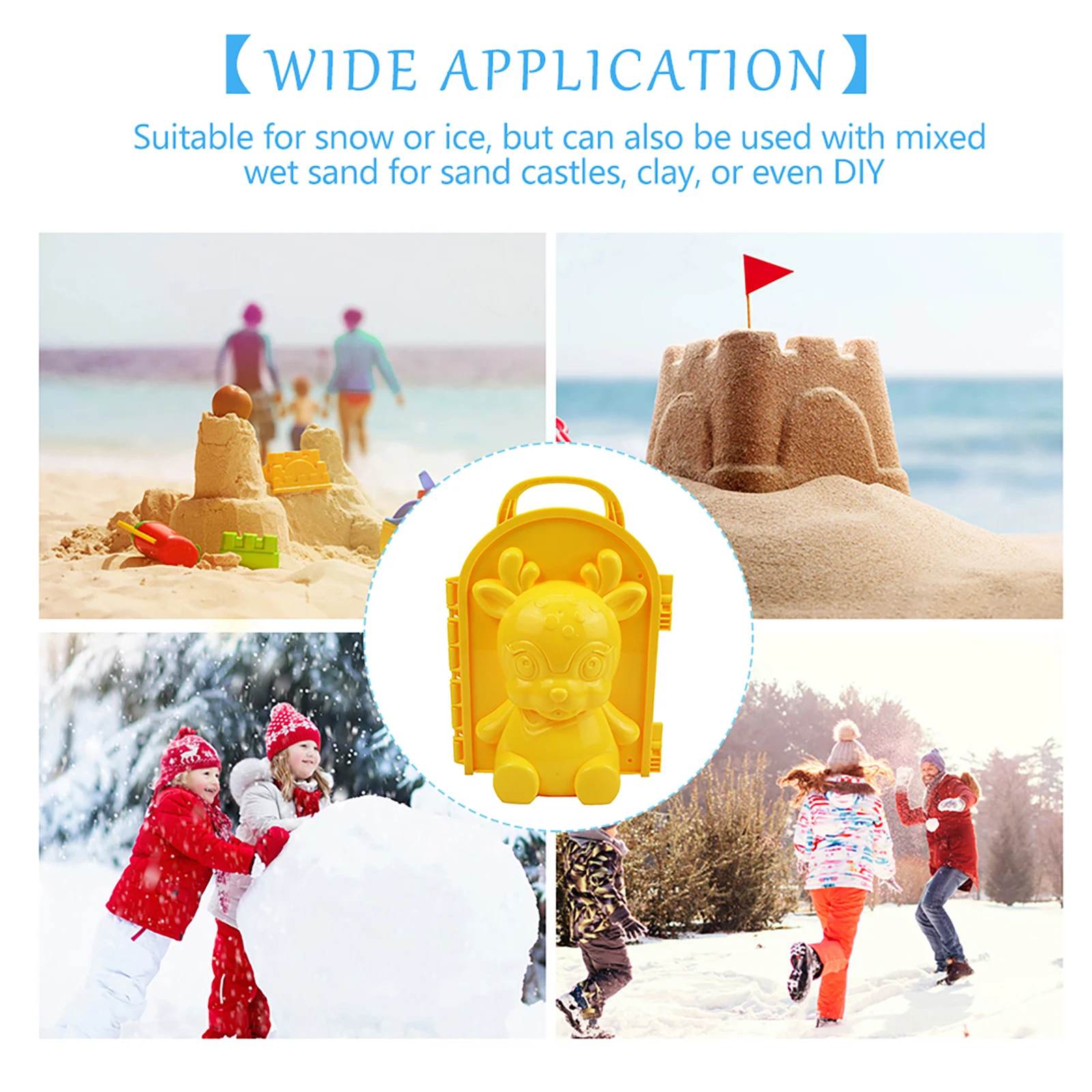 Snow Ball Maker Sika Deer Shaped Snow Clay Ball Maker Interactive Gadgets Christmas Gifts for Children Kids Outdoor Winter Play
Snow Ball Maker Sika Deer Shaped Snow Clay Ball Maker Interactive Gadgets Christmas Gifts for Children Kids Outdoor Winter Play