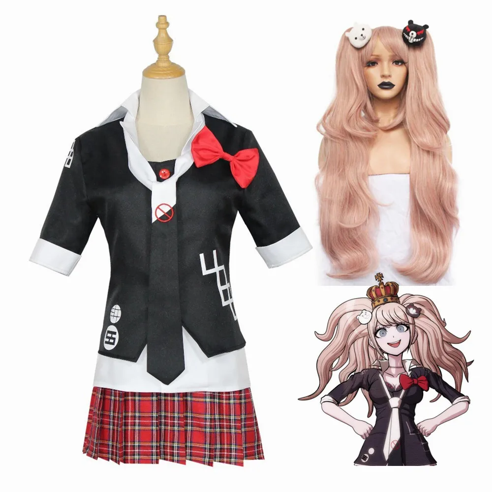 Anime Danganronpa Enoshima Junko Cosplay Costume Uniform Cafe Work Clothes Short Skirt Set
Anime Danganronpa Enoshima Junko Cosplay Costume Uniform Cafe Work Clothes Short Skirt Set