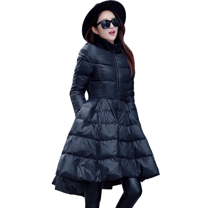 Jacket Winter Women New Wave Skirt Turn Collar Female Slim Coats Superior quality Thick Warm Down coat WHF55
Jacket Winter Women New Wave Skirt Turn Collar Female Slim Coats Superior quality Thick Warm Down coat WHF55