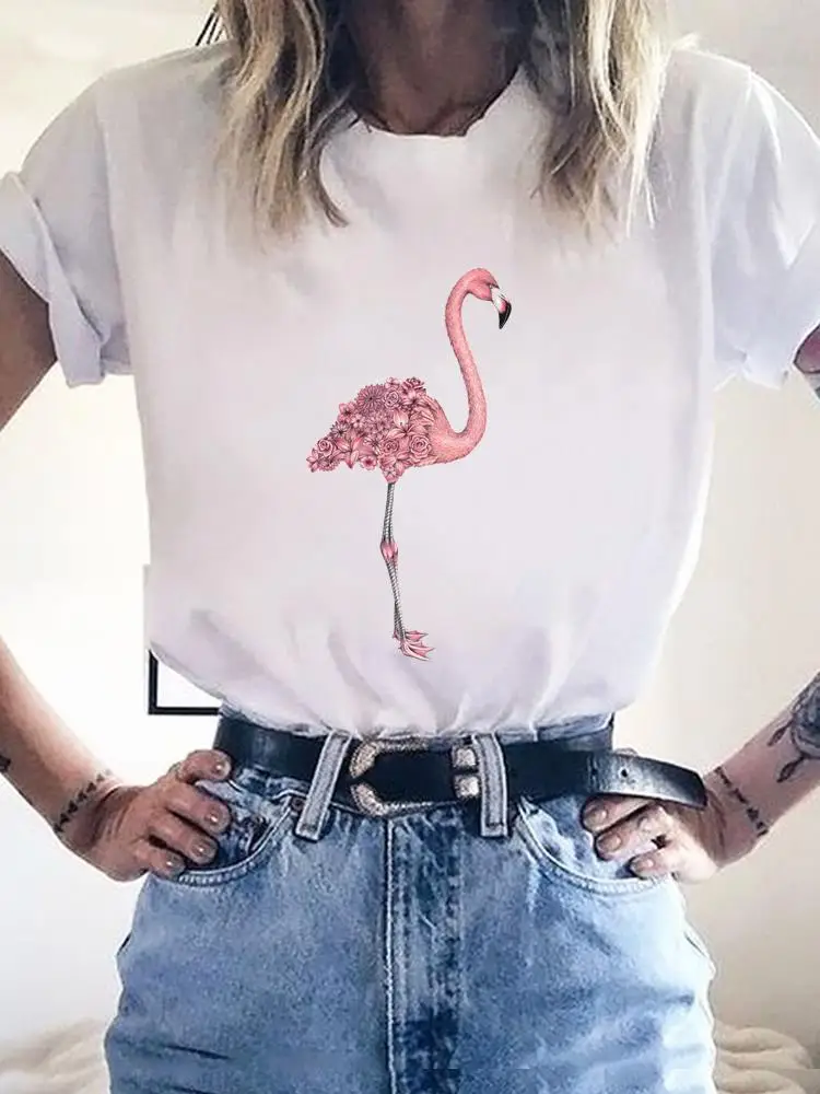 Short Sleeve T-shirt Animal Beach Flower Cute Summer Clothes Women Clothing Print T Shirt Fashion Graphic Kawaii Basic Tee Top
Short Sleeve T-shirt Animal Beach Flower Cute Summer Clothes Women Clothing Print T Shirt Fashion Graphic Kawaii Basic Tee Top