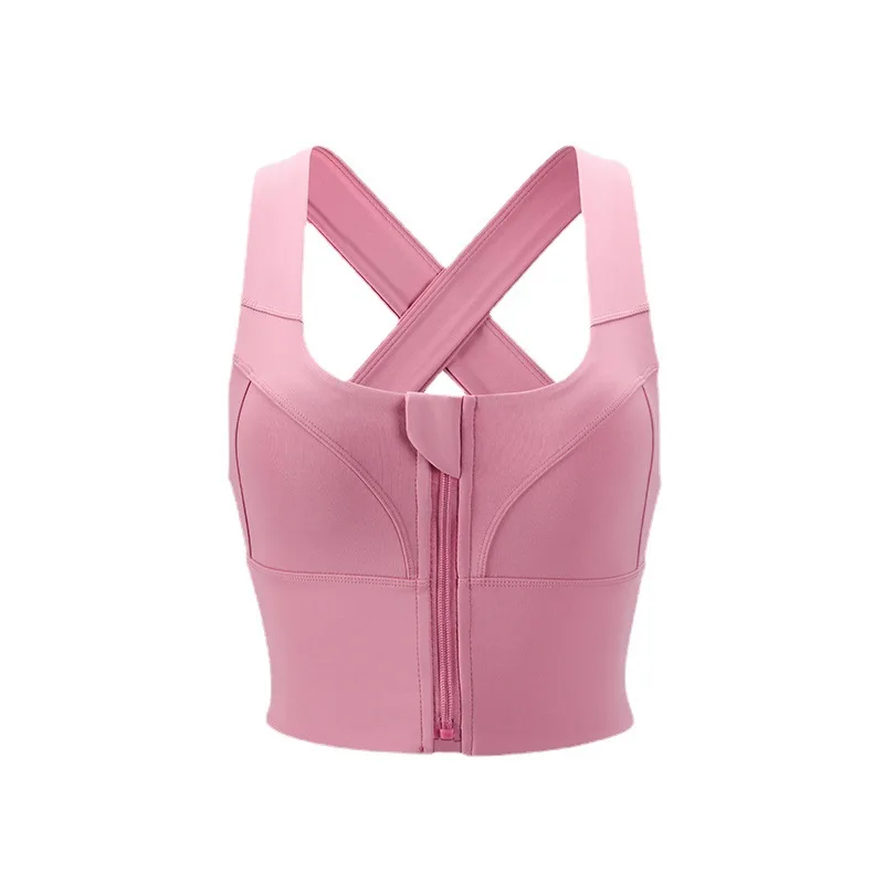 Large Wide Shoulder Strap Zipper Sports Underwear Women's Shockproof Running Gathered Yoga Suit Training Shockproof Vest Bra P3
Large Wide Shoulder Strap Zipper Sports Underwear Women's Shockproof Running Gathered Yoga Suit Training Shockproof Vest Bra P3
