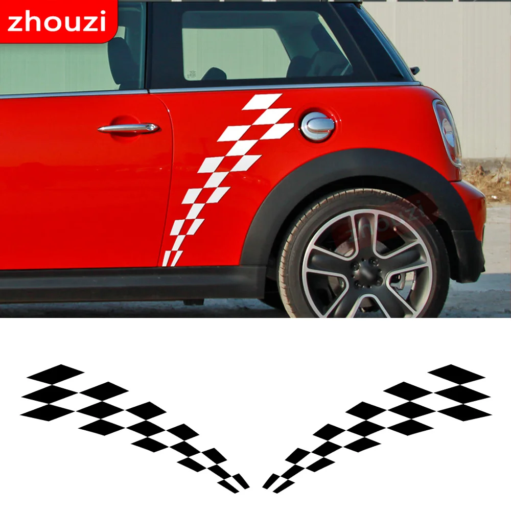 2 Pieces Checker Flag Door Side Stripes Decal Stickers for Mini Cooper R56 R57 R58 Clubman R55 F54 R60 F60 56 F55 R61 R50 R52
2 Pieces Checker Flag Door Side Stripes Decal Stickers for Mini Cooper R56 R57 R58 Clubman R55 F54 R60 F60 56 F55 R61 R50 R52